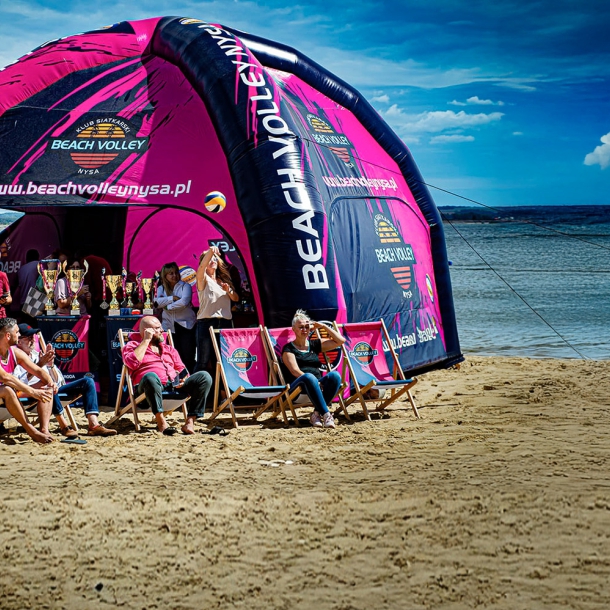 Advertising deckchair