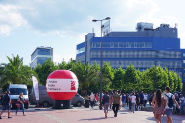 Advertising balloon (Gamma model) Polskie Radio Katowice