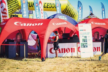 VENTO SIX Canon advertising tent, Lech tent and Runmageddon polygon gate