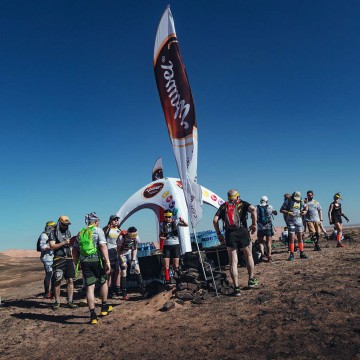 Constant pressure VENTO tent in the Sahara desert